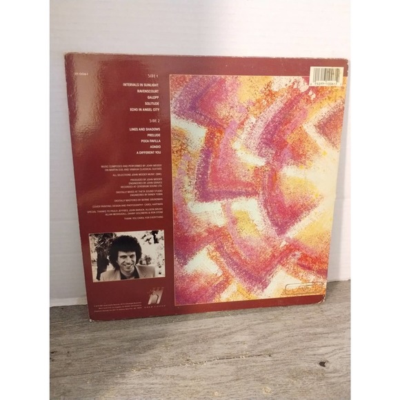 JOHN WEIDER Promotional LP Intervals in Sunlight Gold Castle 171-006-1 (1987) - Picture 4 of 4